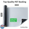 Black Permanent Vinyl - Glossy Black Adhesive Vinyl Roll for All Cutting Machine, Permanent Outdoor 12