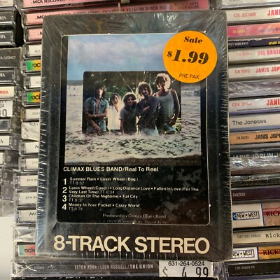 CLIMAX BLUES BAND // Real To Reel [8-Track, NEW] SEALED!!!