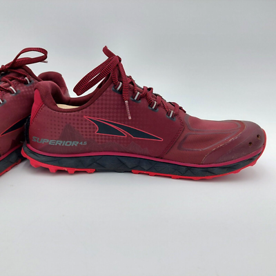 Altra Superior 4.5 Womens Size 10.5 Pink Black Trail Running Shoe AL0A4VR060