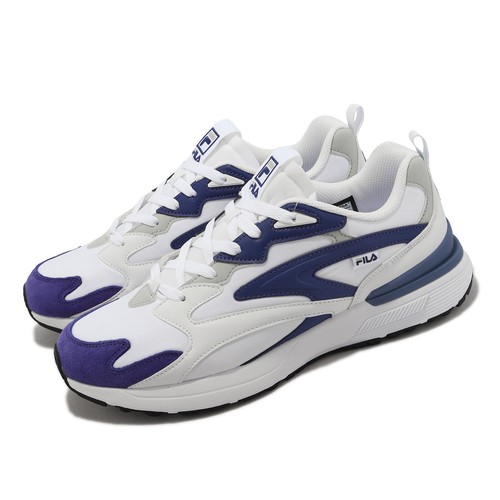 

Fila Zagato V3 Белый Фиолетовый Синий Мужская повседневная обувь для образа жизни Кроссовки, Zagato V3