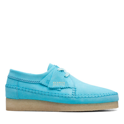 Clarks Weaver 26169444 Мужские синие замшевые оксфорды и повседневная обувь на шнуровке