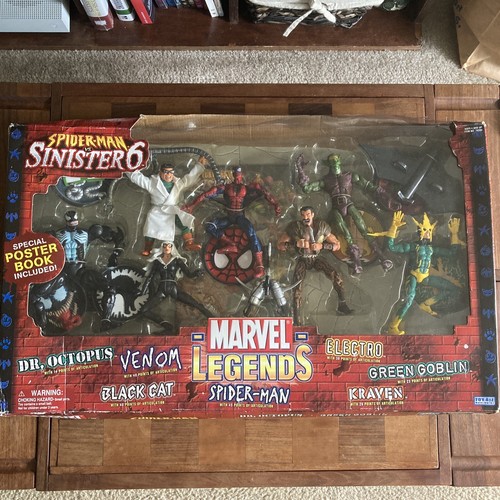 Toy Biz 2004 Marvel Legends SpiderMan vs The Sinister 6 New in Box