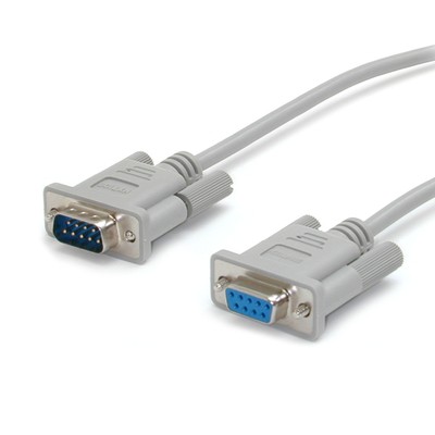 15 ft Straight Through Serial Cable - - DB-9 (M) - DB-9 (F) - 15 ft - Serial ...