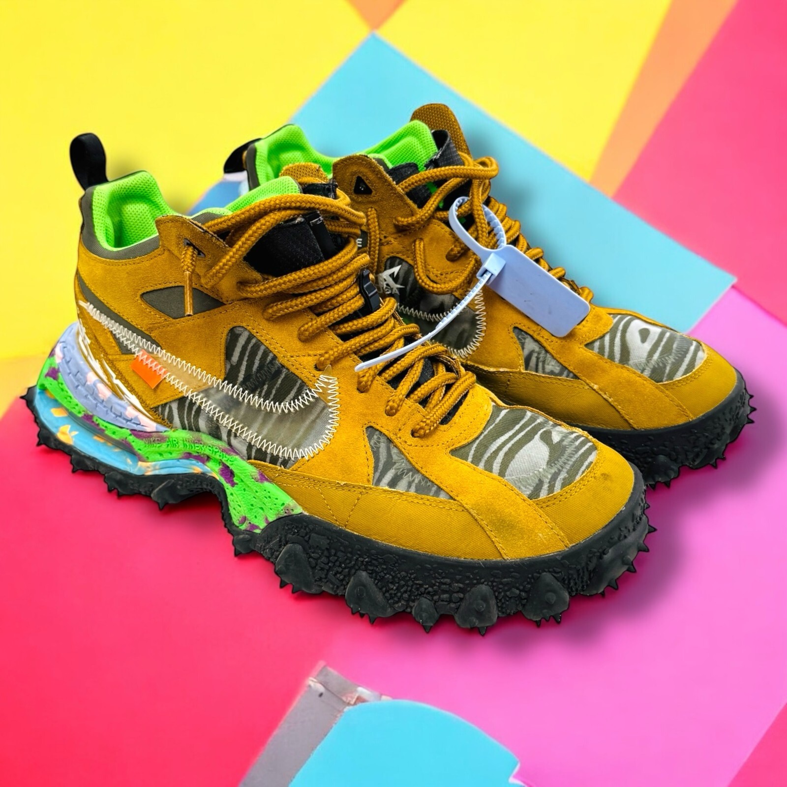 Off-White × NIKE Air Zoom 5 DQ1615-800 New Nike x Off-White Air Terra Forma Shoes - Mantra Orange