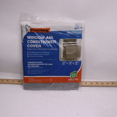 Frost King AC2H Outside Window Air Conditioner Cover Gray 18'' x 27'' x 16'' AC2