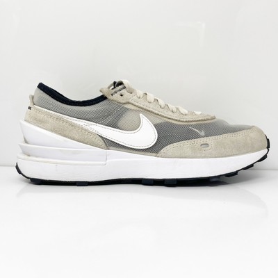 

Nike Boys Waffle One DC0481-100 Серые повседневные кроссовки, размер 6 лет, Серый, Waffle One