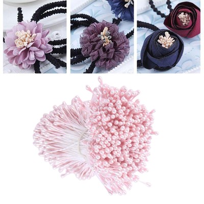 Pearl Effect Flowers Stamens Pistil Round Head DIY Bouquet Craft Decor