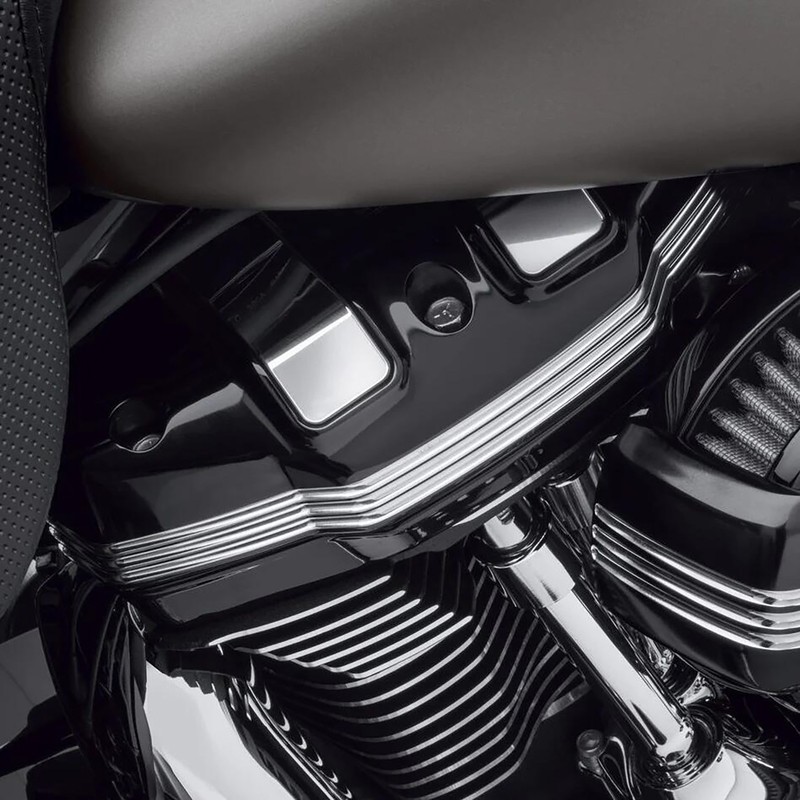 Black Upper Rocker Box Covers Fit For Harley Softail 2018-2023 Touring 2017-2023