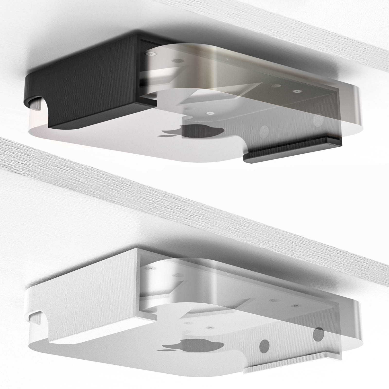 Support sous table support d'étagère support mural support mural adapté pour Mac Mini