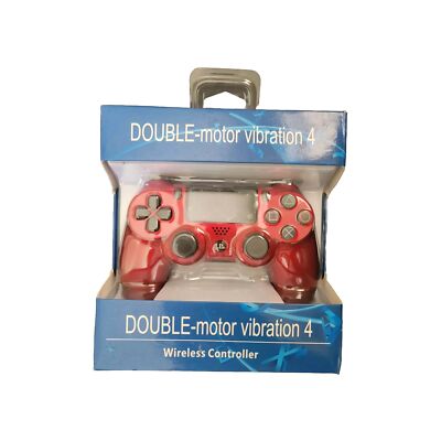 wireless Bluetooth double motor vibration 4 controller Magma red