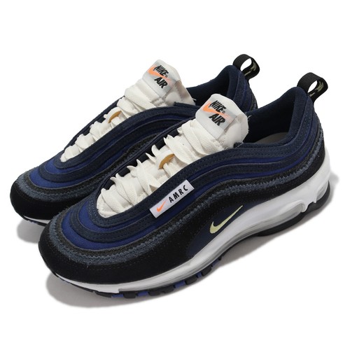 

Nike Air Max 97 SE AMRC Running Club Синяя мужская повседневная обувь для образа жизни DH1085-001, Черный, Air Max 97 Se
