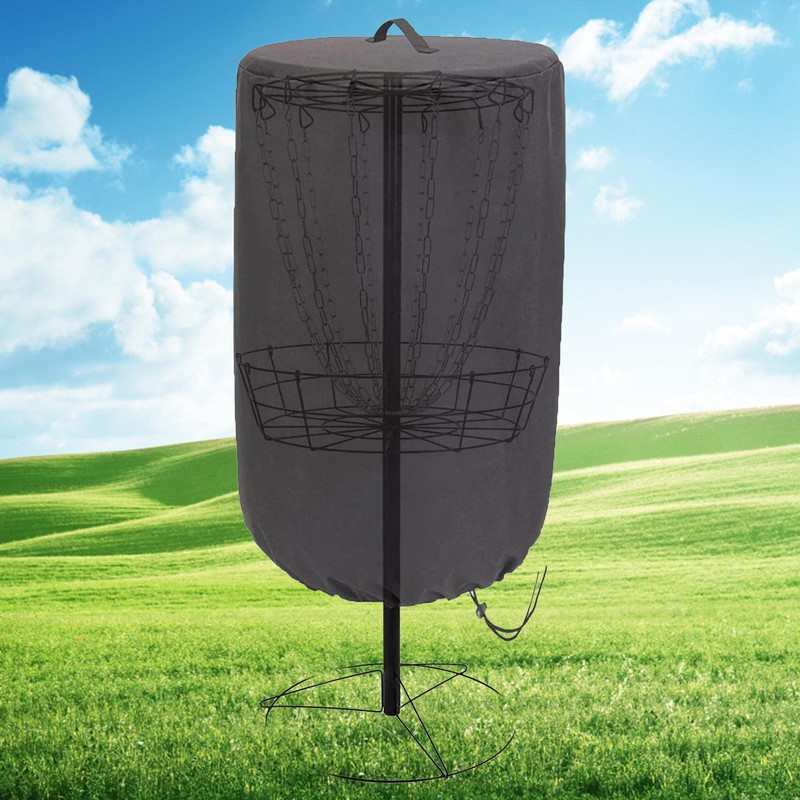 Disc Golf Basket Cover Universal Waterproof With Drawstrings Outdoor Indoor Use