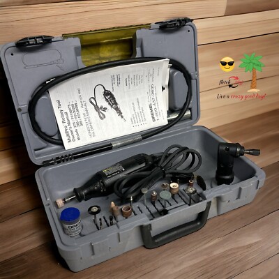 Dremel Multipro Variable Speed Model 395 Type 5 30k RPM With Attachments & Case