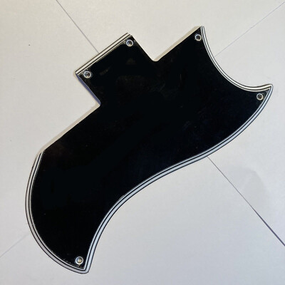 Wide Bevel 5 Ply B/W/B/W/B Pickguard for 50th Anniversary Gibson SG Standard 24
