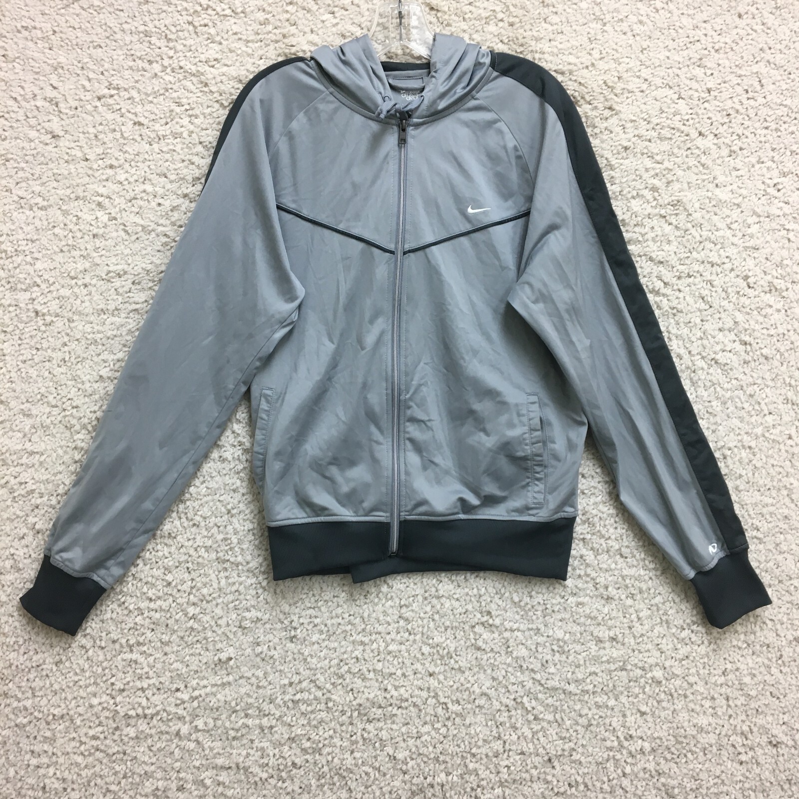 Nike The Athletic Dept Jacket Extra Large Adult Gray Track