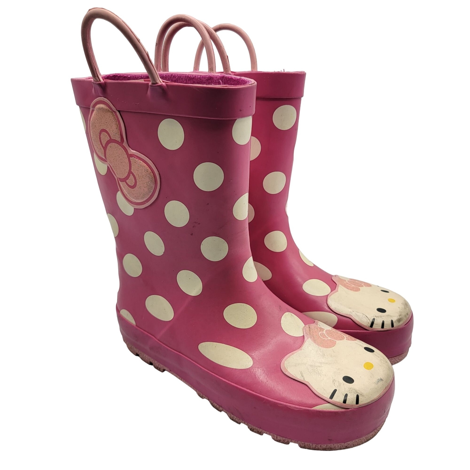 Hello Kitty Sanrio Western Chief Girls Size 13 Cutie Pink