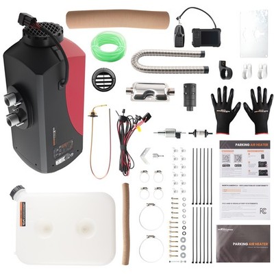 App Control 8KW Diesel Parking Heater 12/24V w/LCD Switch For SUV Bus Van Truck