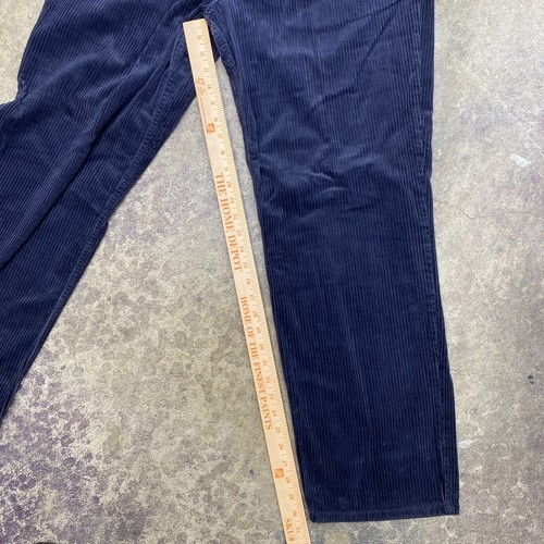 Vintage LA Gate Blue Corduroy Baggy Pants 34X32 NWT 90s 2000s Skate Y2K
