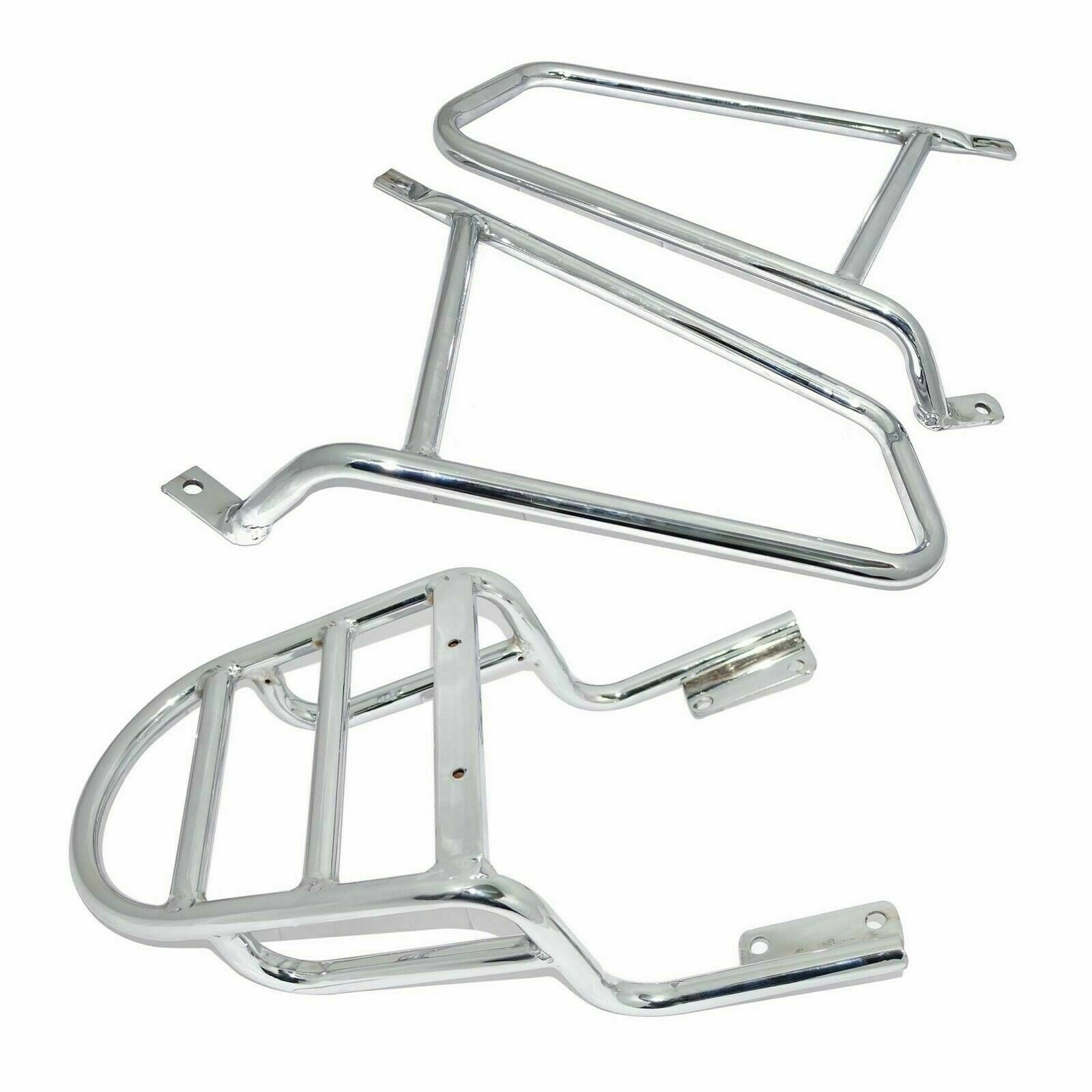 For Royal Enfield Interceptor 650 chrome Pannier Mounting Luggage Rack Carrier