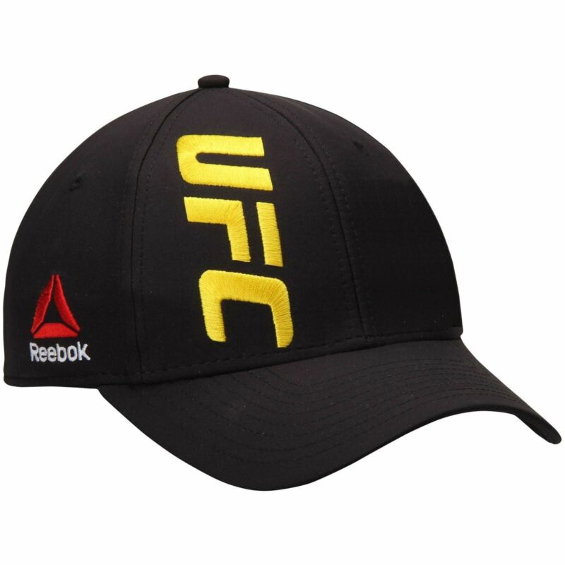Mens Reebok Ufc Structured Flex Hat - Black | Yellow