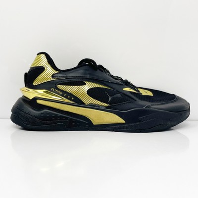 Кроссовки Puma Boys RS Fast 375413-01 Черная Повседневная Обувь Размер 4C