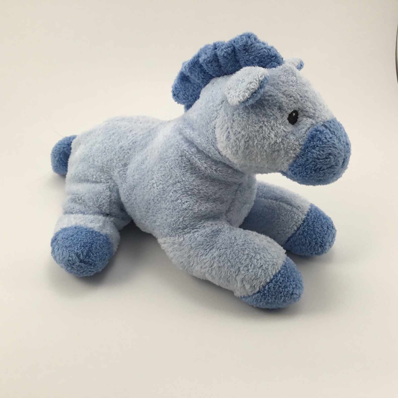 Ty Pluffies 2007 LOVE TO BABY Blue Horse Horsey Stuffed Animal Plush Toy