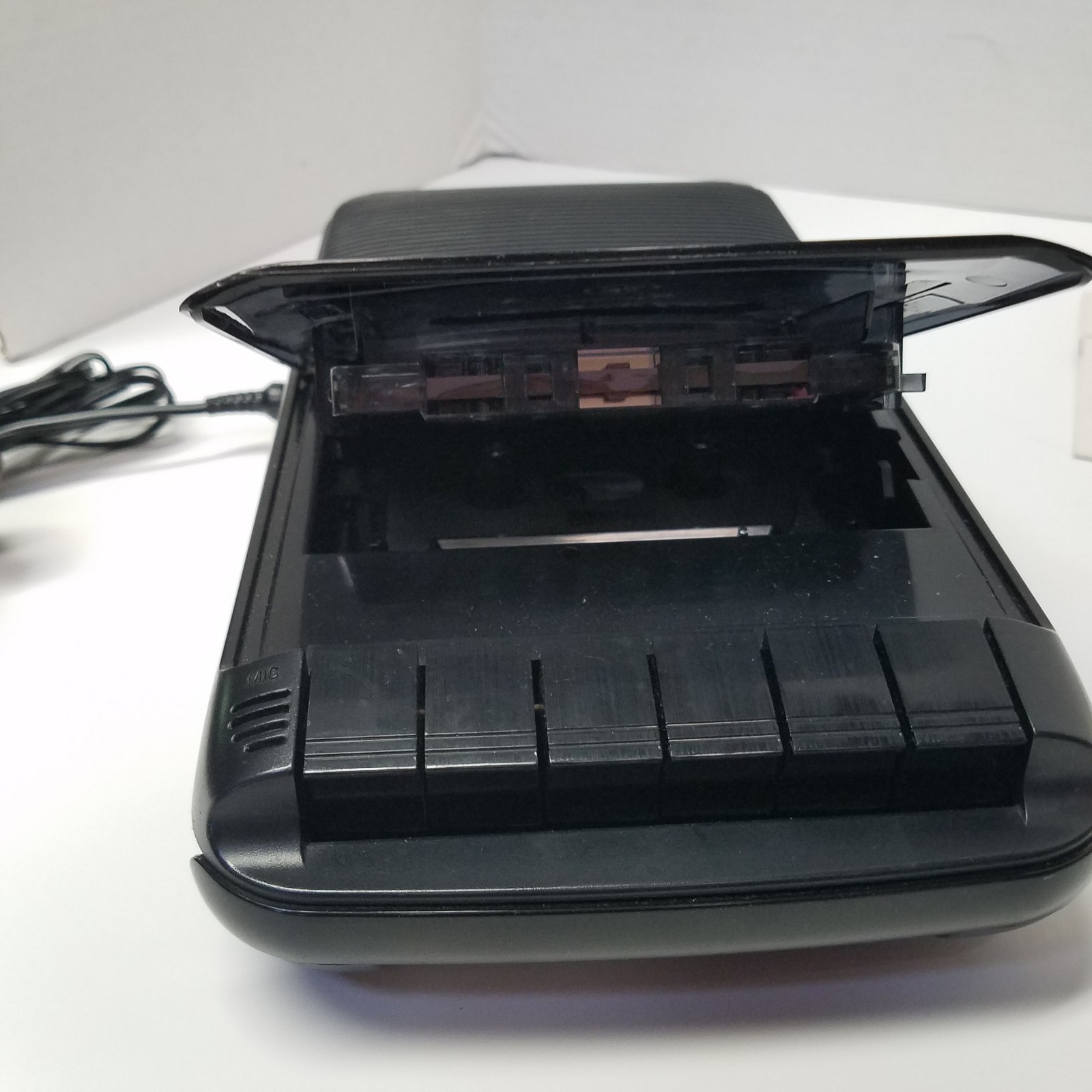 GE Portable Cassette Recorder Model 3-5025 W/AC Adapter & Guide Video Below