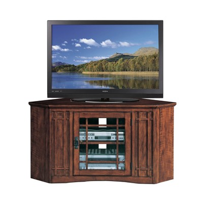 Leick Riley Holliday TV Stand, 46 inches, Mission Oak 46 inch