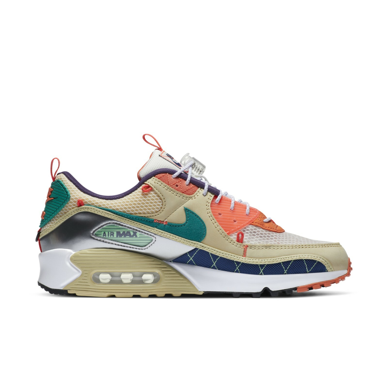 Nike Air Max 90 Trail equipo Oro Vibes Multi Color Beige Naranja Violeta  Azul CZ9078-784 | eBay