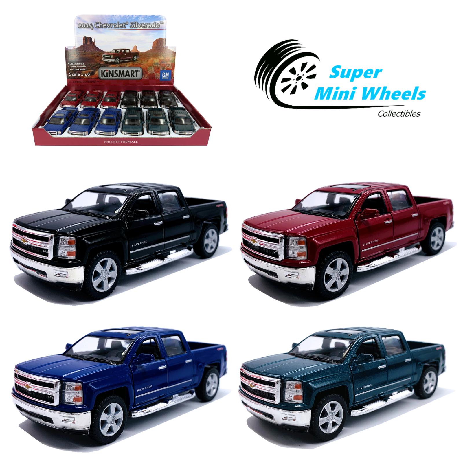 アパレル通販サイトランキング Kinsmart 5 - Silverado Chevrolet 2014 - 1:46 ミニカー