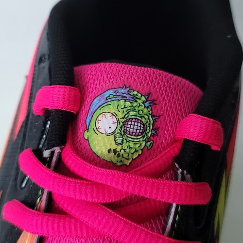 Pre-owned Puma Melo Mb.02 Rick & Morty Pink Green 377411-02 Men Basketball Shoes Size 13