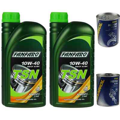 2L Olio Motore fanfaro Tsn 10W-40 1xMotor Doctor + Motor Flush