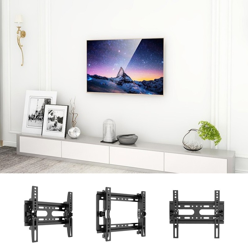 Tv Bracket Flexible Adjustment Monitor Articulating New
