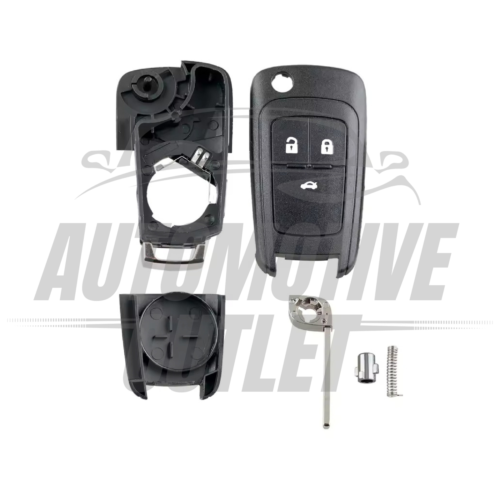 3 BUTTON REMOTE CAR KEY FOB CASE SHELL FOR VAUXHALL ASTRA J INSIGNIA 2010-2013 8