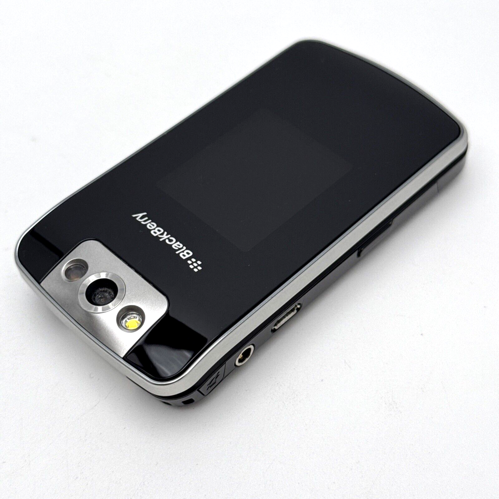 BlackBerry フリップフォン シルバー/ブラック BlackBerry Pearl Flip 8230 Black RARE Vintage Phone w