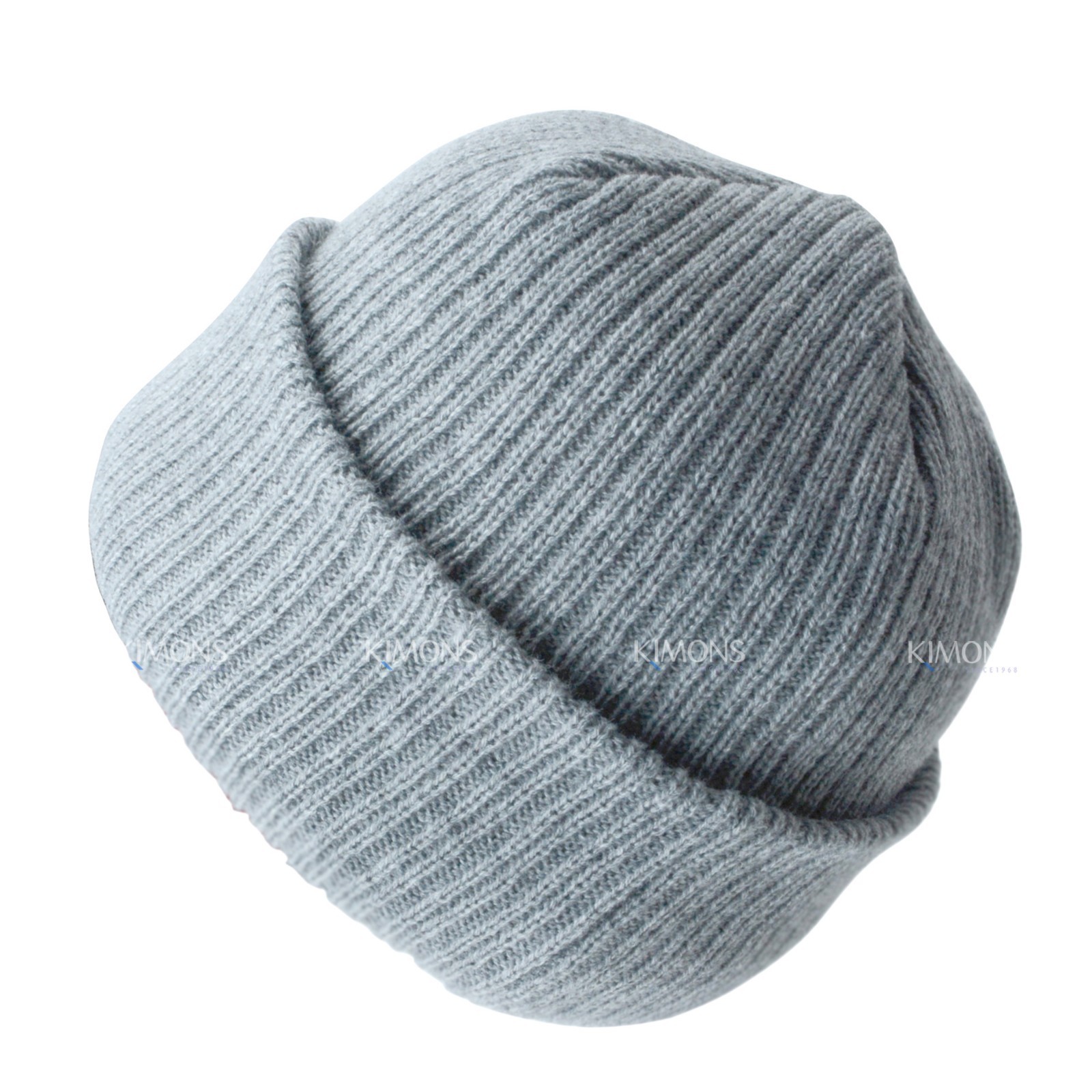 Ribbed Thick Beanie Plain Knit Cuff Ski Cap Skull Hat Warm Solid Color Winter C