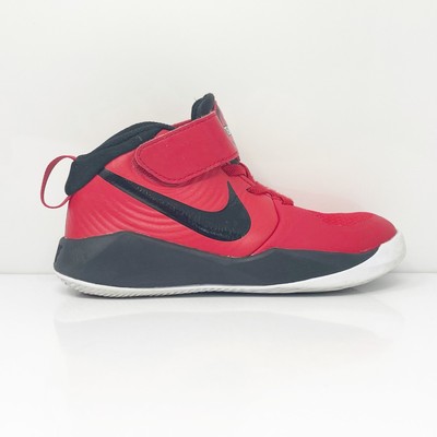 

Красные баскетбольные кроссовки Nike Boys Team Hustle D9 AQ4225-600, размер 12C, Красный, Team Hustle D9