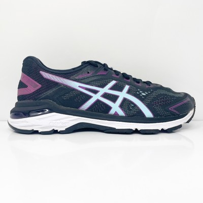 Asics Womens GT 2000 7 1012A147 Черные кроссовки для бега Размер 8