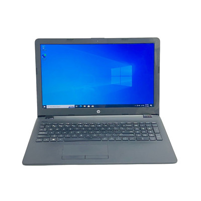 HP Notebook 15'' Laptop AMD A6-9220 Radeon 2.5GHz 4GB RAM 465GB HDD Win10 H Black