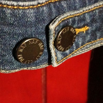 NAF NAF Jean Jacket Size L