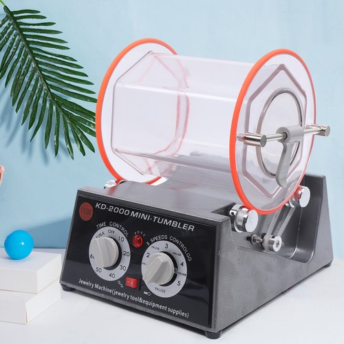 Jewelry Rock Tumbler Polishing Finishing Machine 5KG Rotary Tumbler Polisher