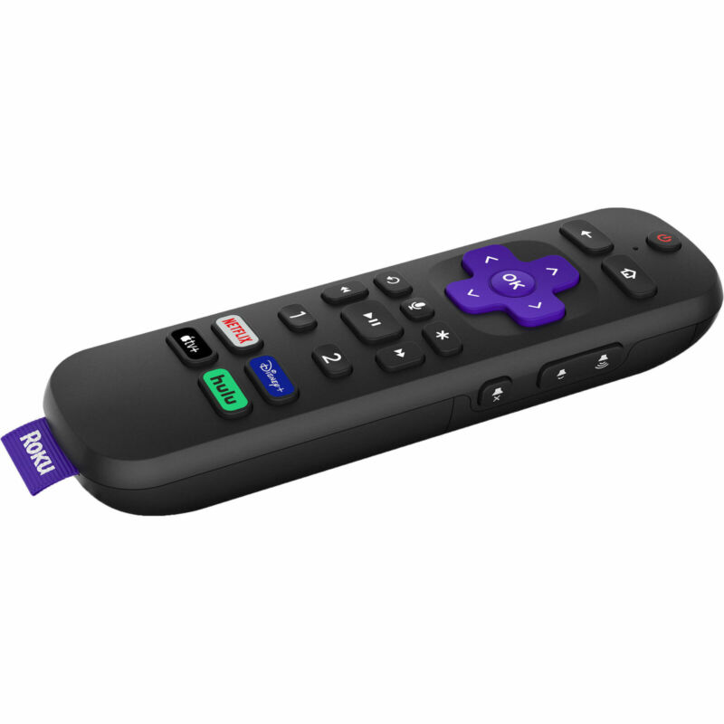 Roku Voice Remote Pro with Headphone Output & Rechargeable Battery