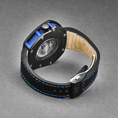 Pre-owned Tonino Lamborghini Men's 'spyderleggero' Skeleton Dial Automatic Watch Tlf-t06-4