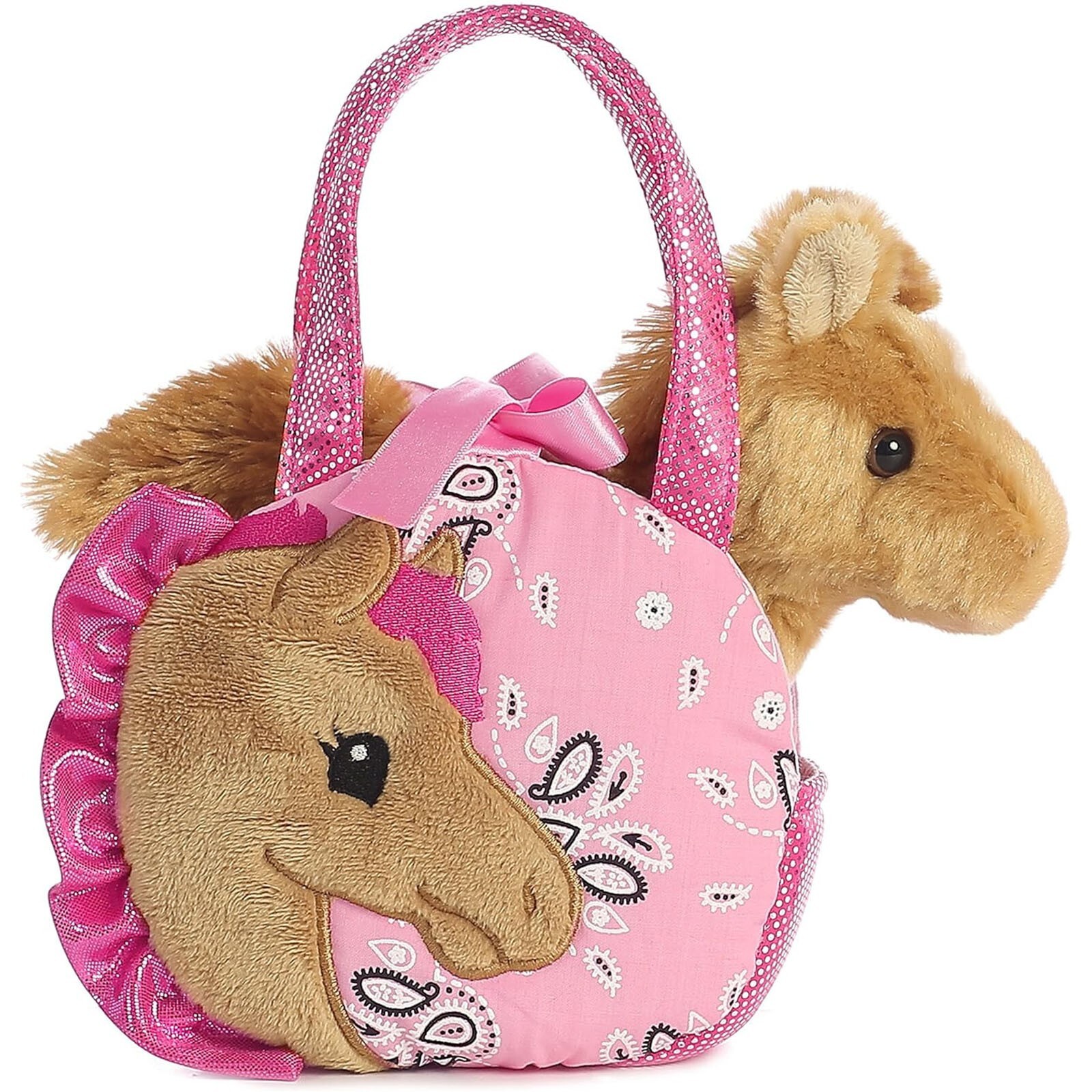 Фигурка Aurora Fancy Pals Pretty Pony 5,5-дюймовая плюшевая сумка-фигурка НОВАЯ В НАЛИЧИИ