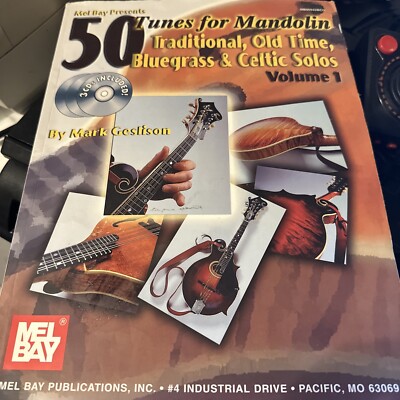 Mel Bay 50 Tunes for Mandolin, Vol 1: Traditional, Old Time, Bluegrass & Celtic