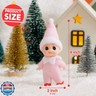 JOYIN 1 Pack Christmas Pink Tiny Elf Soft Plush Toy for Adults Kids Accessories Party Favors Xmas Party Supplies Christmas Decor, Xmas Gift