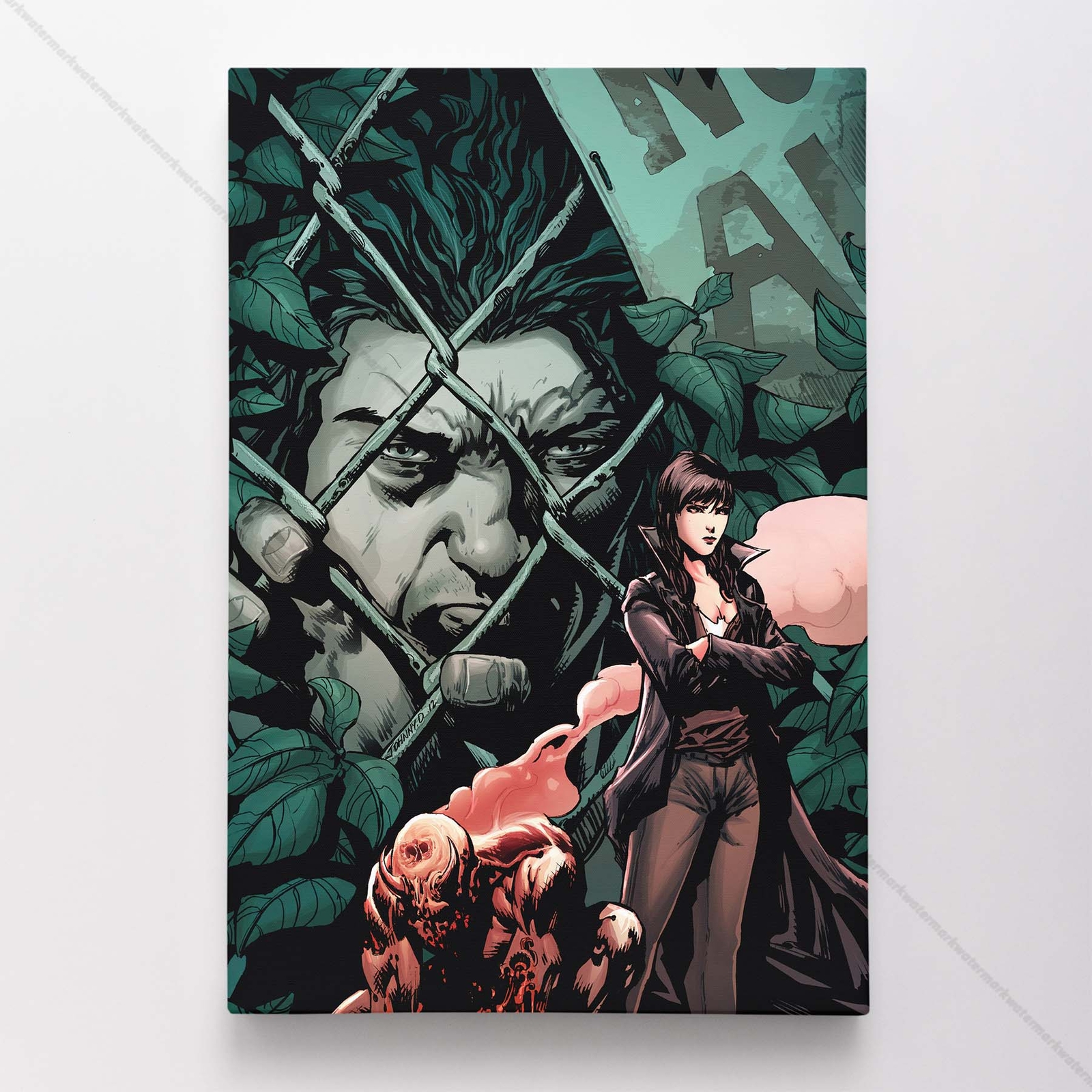 Vampirella Poster Canvas Vampire Comic Book Cover Art Print #399