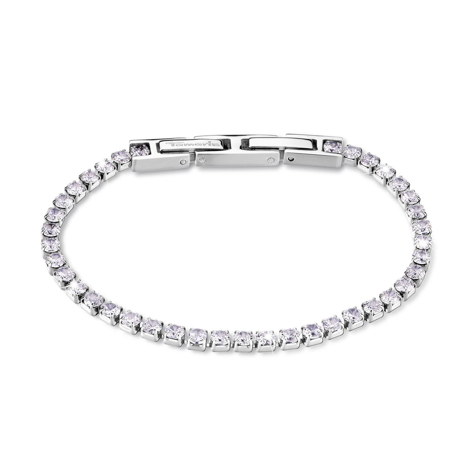 Tamaris Damen Schmuck Armband Edelstahl mit Zirkonia 19 cm TJ-0397-B-19 NEU