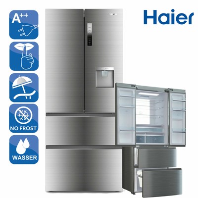 FrenchDoor Kühl-Gefrierkombination A++ Haier B3FE742CMJW NoFrost Wasserspender