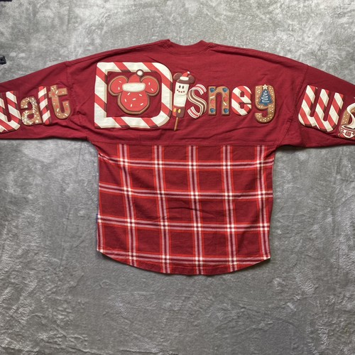 WDW スピジャ　スピリットジャージ　クリスマス　ホリデー　赤チェック 2021 Walt Disney World Christmas Holiday Snacks Red Plaid